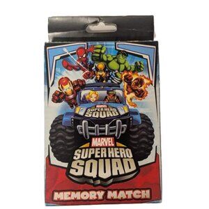 Marvel Super Hero Squad Memory Match Card Game for Kids